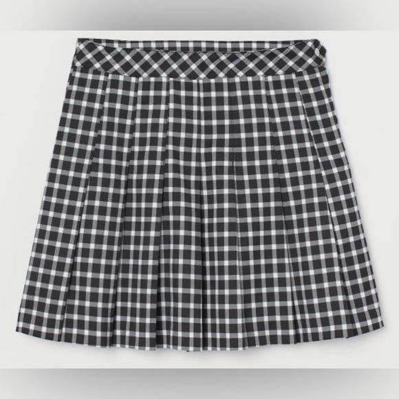 🌟HP🌟 ACADEMIA ANIME Plaid H & M Miniskirt Pleated School Girl Sz18 Cosplay - Picture 1 of 13